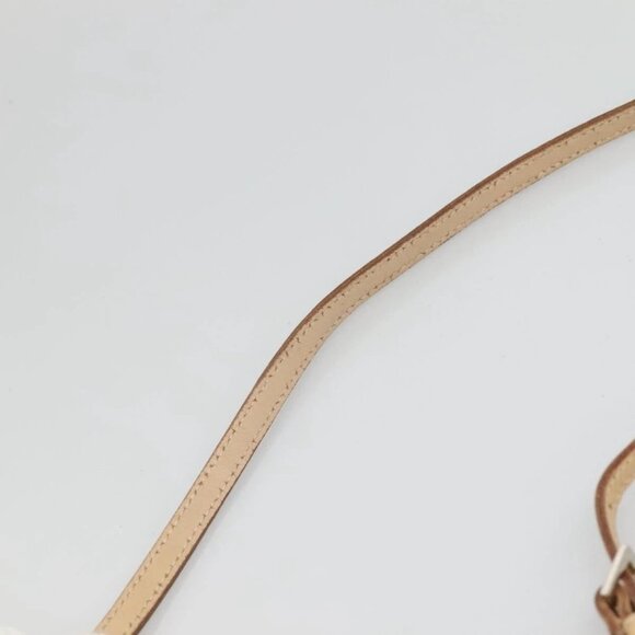 BURBERRY Nova Check Blue Label Shoulder Bag Canvas Red Silver Auth bs27656 - Picture 13 of 15